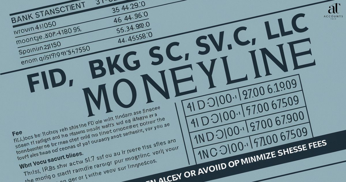 FID BKG SVC LLC Moneyline on your bank statement