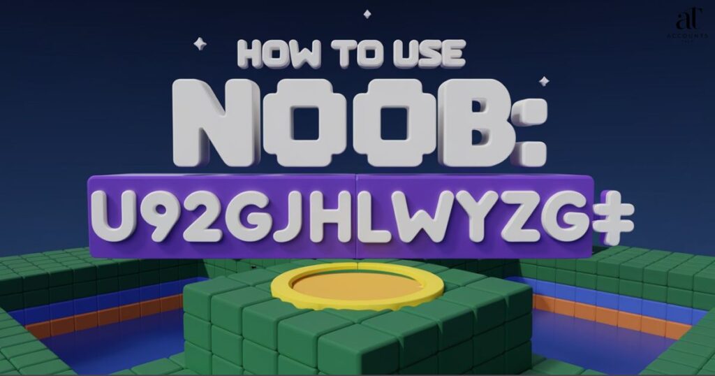 How to Use Noob: U92Gjhlwyzg= Roblox