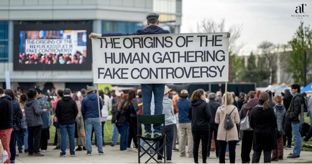 The Origins of the Human Gathering Fake Controversy